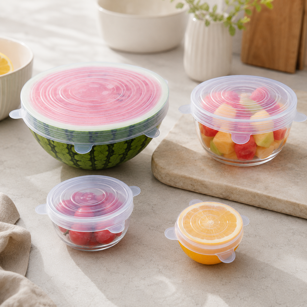 Silicone Stretch Lid Set