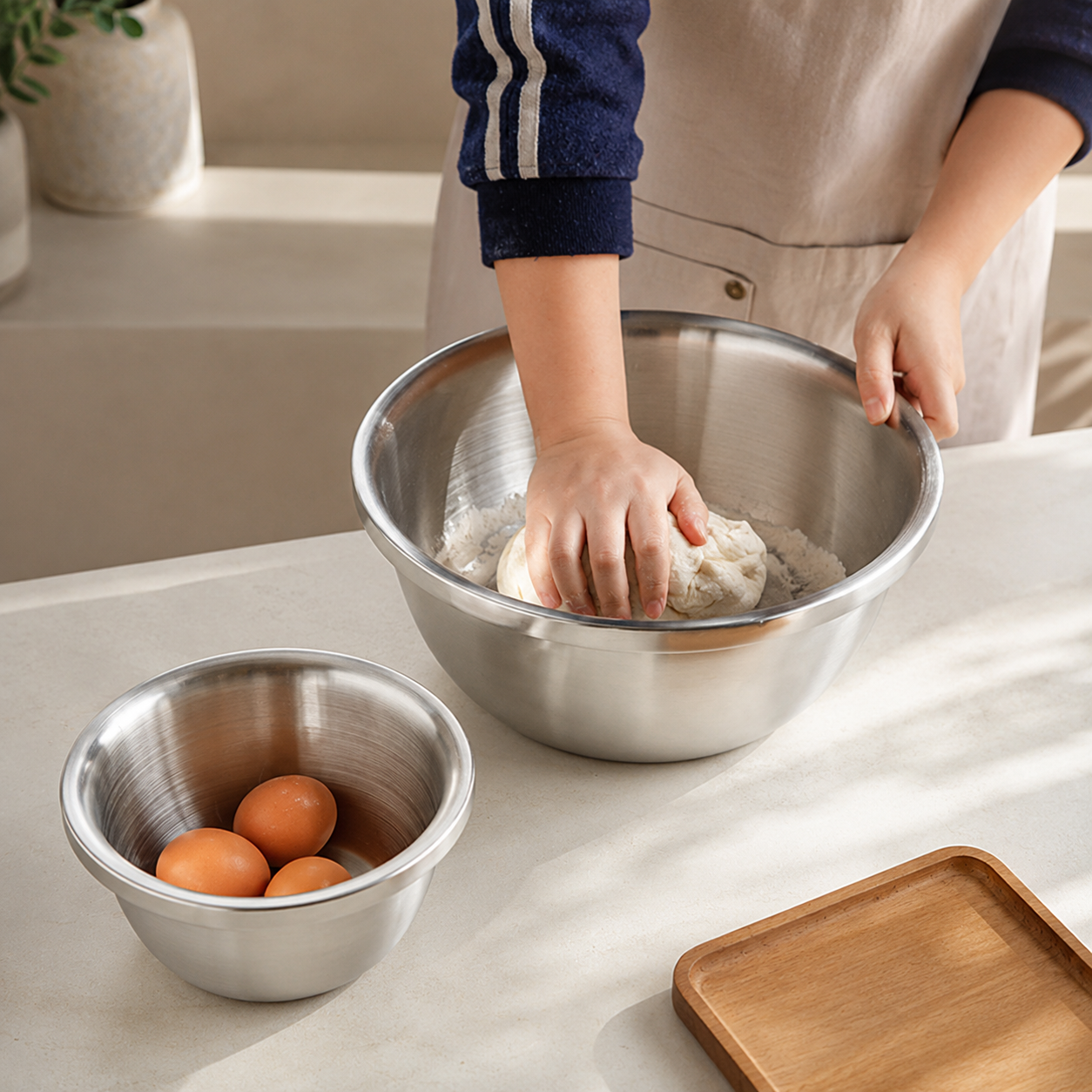 SOGA Stainless Steel Mixing Bowl Set