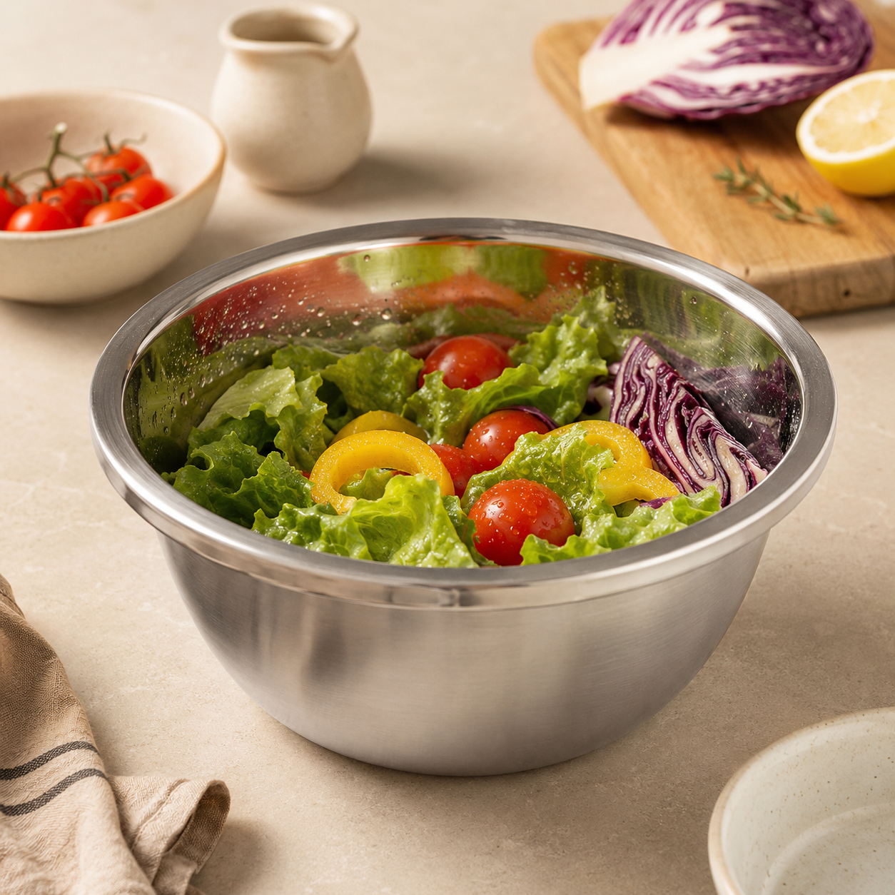 Stainless Steel Mixing Bowl 3 Piece Set