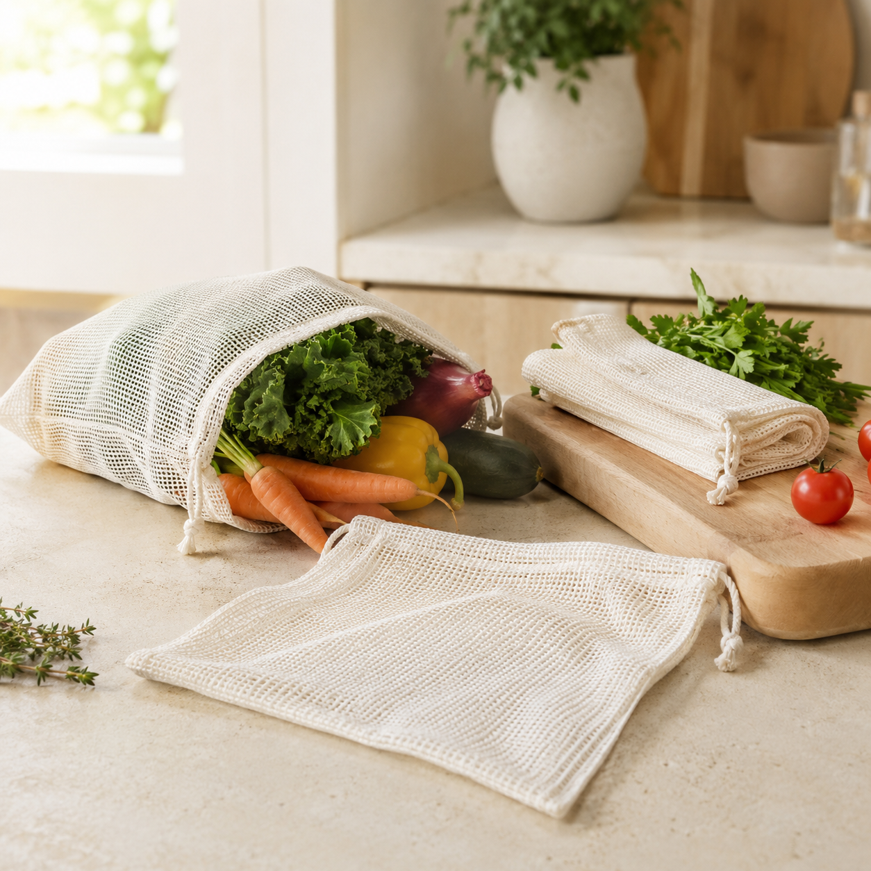 Reusable Mesh Produce Bag Set