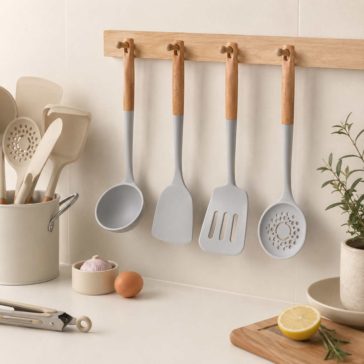 Silicone Kitchen Utensils Set
