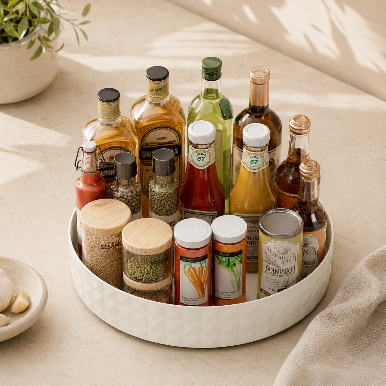 Rotating Spice Rack Organizer