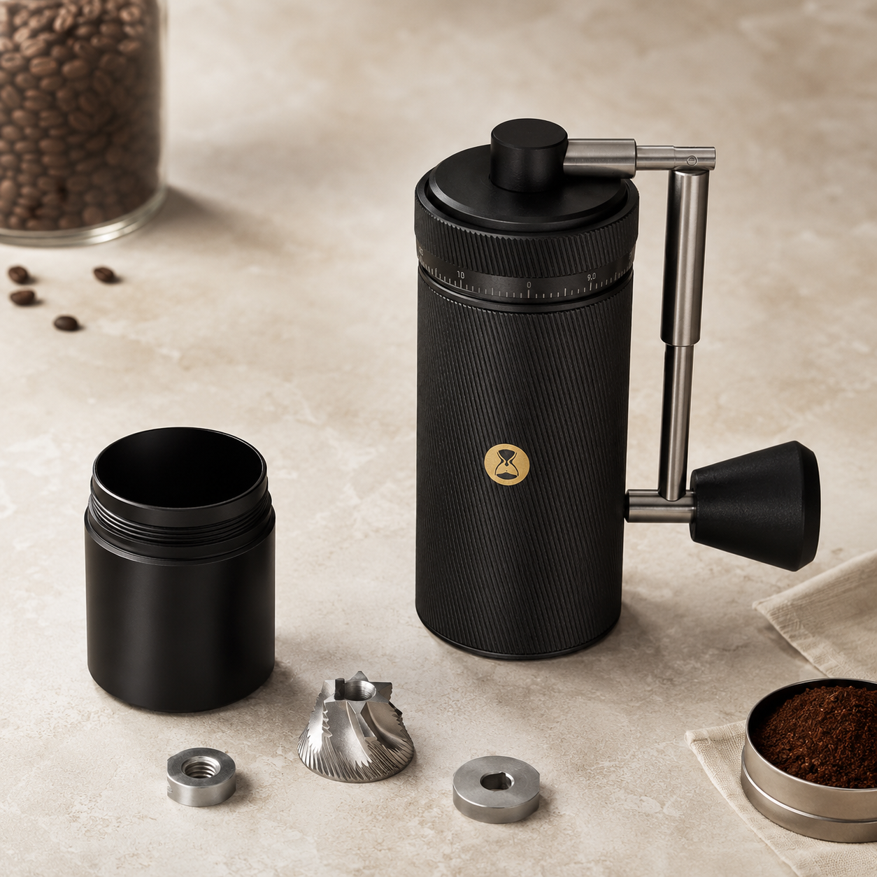 StepUP Chestnut S3 Manual Coffee Grinder