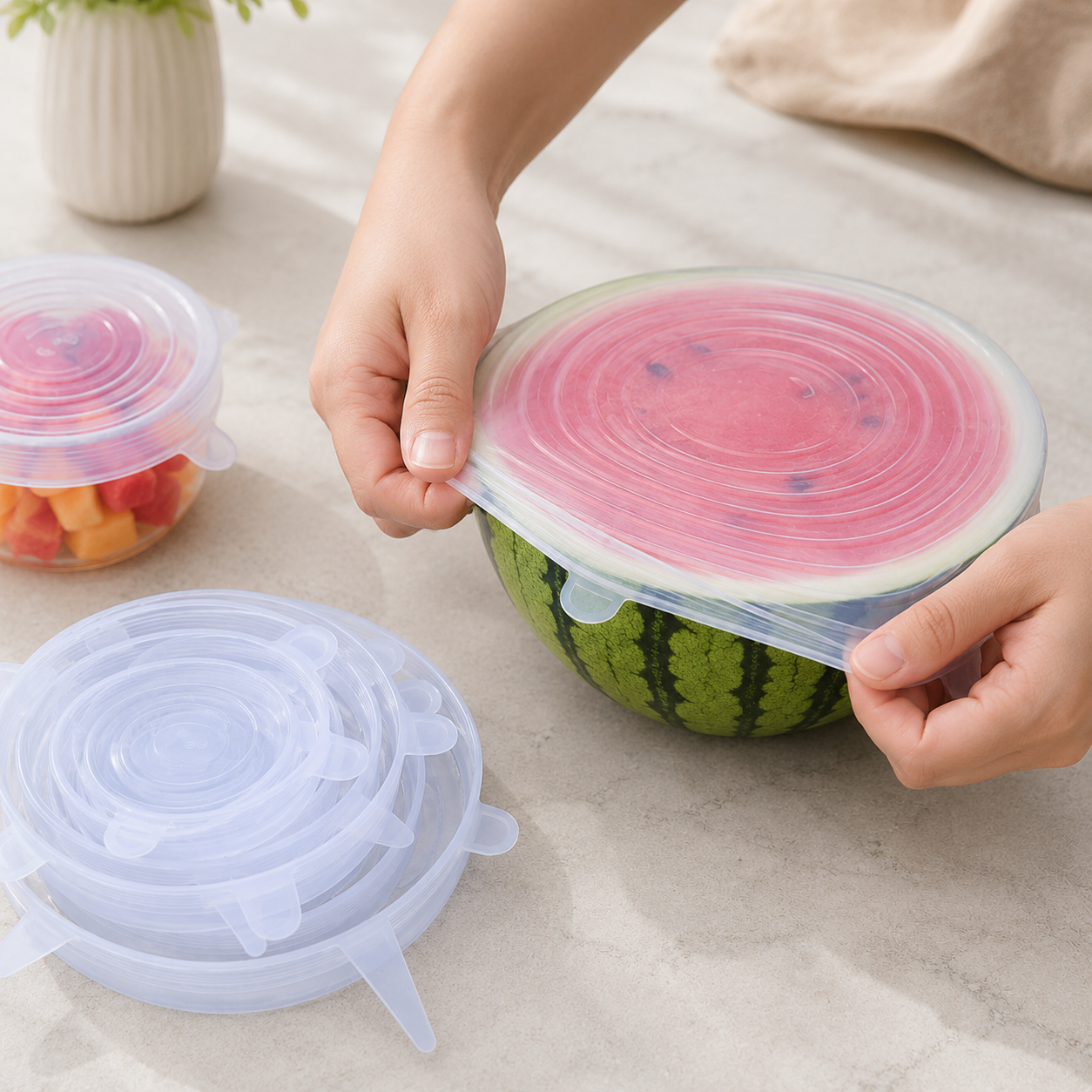 Silicone Stretch Lid Set