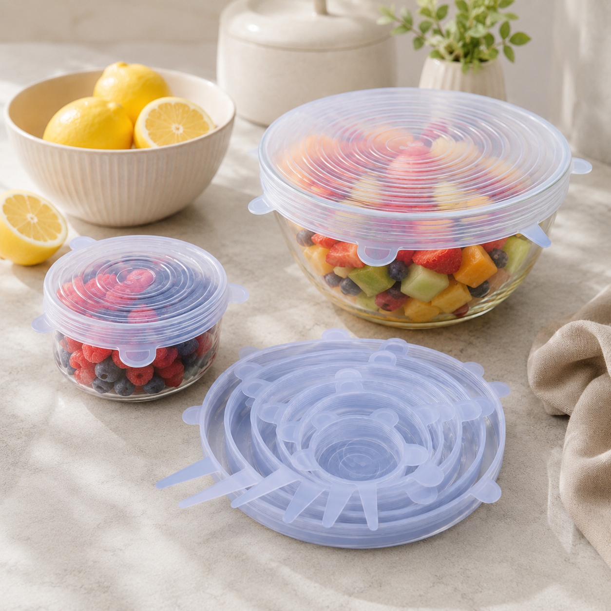 Silicone Stretch Lid Set