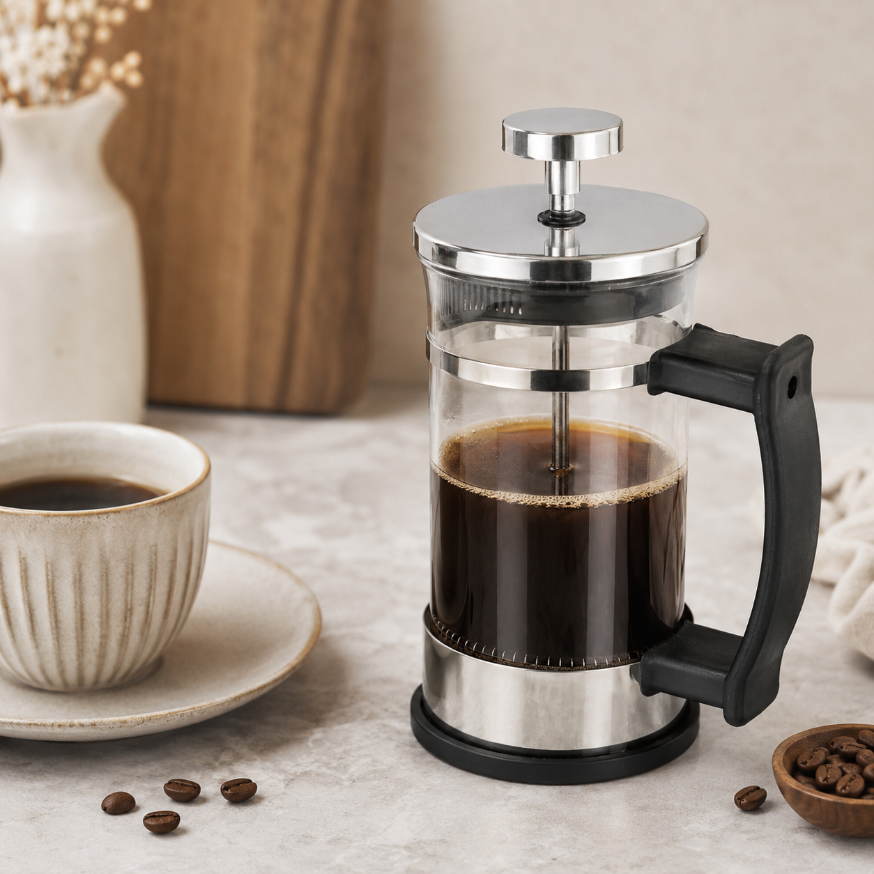 Glass French Press Coffee Maker