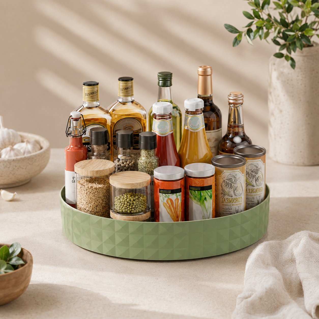 Rotating Spice Rack Organizer