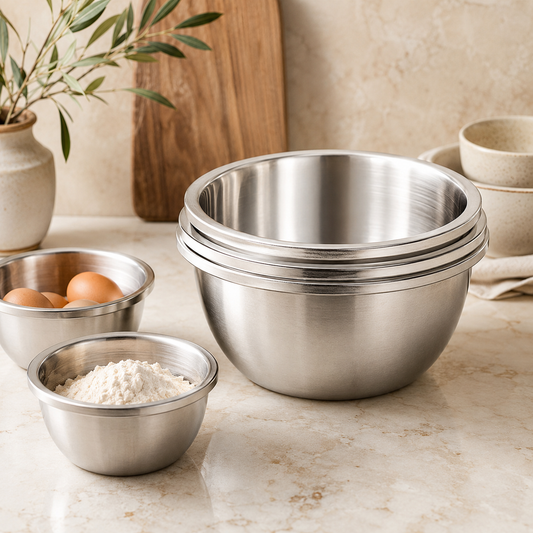 Stainless Steel Mixing Bowl 3 Piece Set